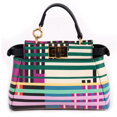 fendi womens striped briefcase|buy fendi handbags online.